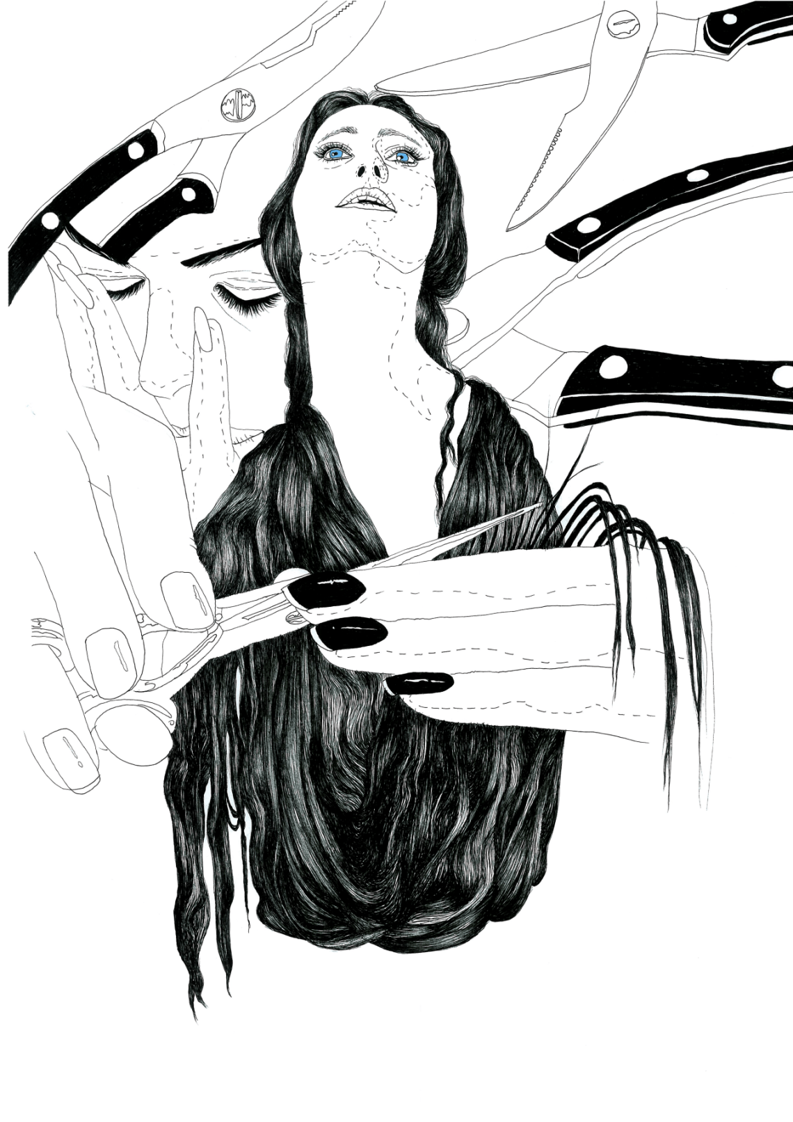 whitch girl illustration