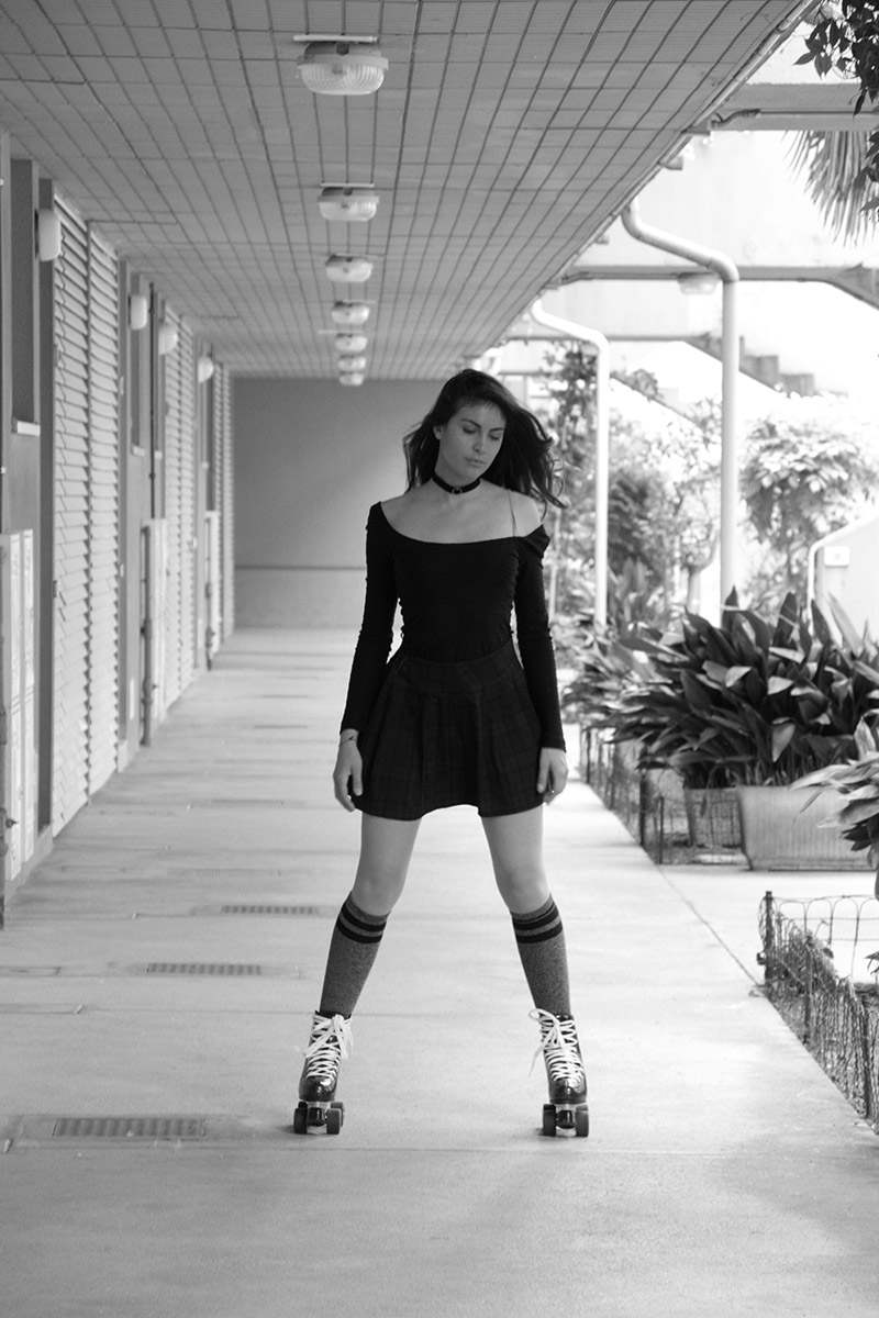 Ronnie Grace roller skate