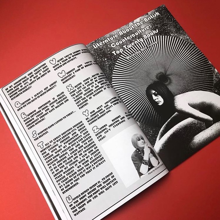 Pages of underground zine moof